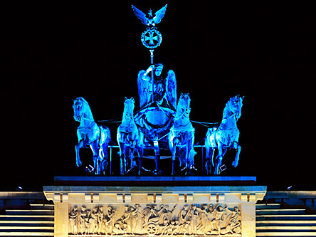 Quadriga - Beleuchtet